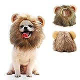 AOFITEE Dog Lion Mane Costume, Cute Pet Puppy Cat Lion Wig Headband with Ears for Halloween Party,...