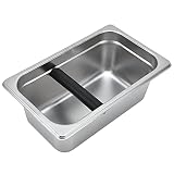 Caja para golpear café expreso rectangular acero inoxidable