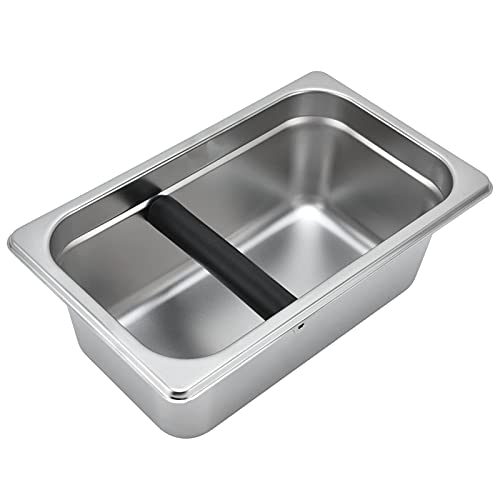 Contenedor Para Golpear, Caja Para Golpear Café Expreso, Caja Grande Para Golpear Café, Contenedor De Posos De Café De Acero Inoxidable, Caja Para Caja De Escoria Rectangular