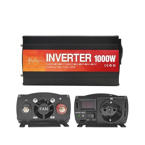 Onduleur solaire onde sinusoïdale convertisseur tension 12V 220V voiture