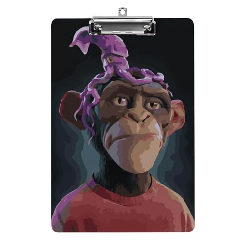 Planchettes à pince A4 Singe Cool pour prendre des notes debout