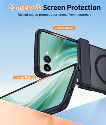 Image of FNTCASE for Motorola Razr Ultra 2026 Case: Moto Razr Ultra 2025 Case [Hinge Protection] Translucent Matte Cases [Compatible with Magsafe] [Screen Protector] Military Grade Shockproof Protective Cover