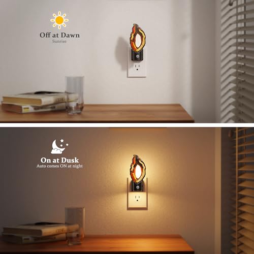 Image of JandCase Night Lights Plug into Wall, 2 Pack Agate Night Light