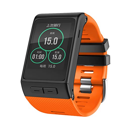 Shieranlee - Correa de repuesto para Vivoactive HR, silicona suave de repuesto solo compatible con Vivoactive HR Sports GPS Smart Watch con herramientas adaptadoras