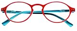 Prontoleggo Occhiali da Lettura Prontoleggo Mod. Revival Rosso/Azzurro - Diottria +2,50-1 pezzo