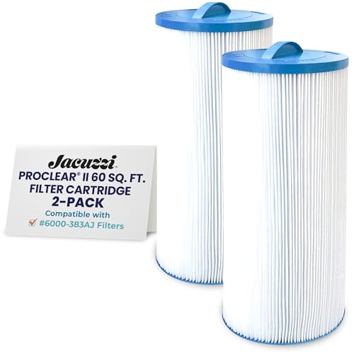 Jacuzzi ProClear II 60 Sq Ft Replacement Filter Cartridge 6000-383AJ2, Fits 2002+ J-300 Series Hot...