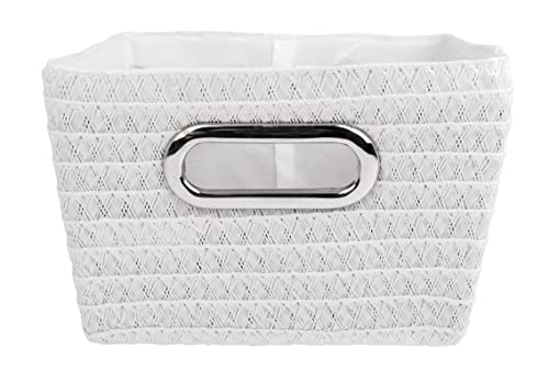 WENKO Cestino Chromo bianco Capacità: 4.68 l