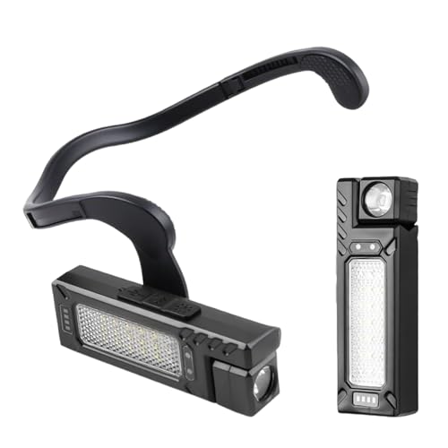 Nankoyal Frontal para Senderismo - Linterna Frontal para Camping Portátil de Orejas - Linterna Recargable LED para Camping Caza Senderismo Correr Unisex Adultos Actividades Exteriores