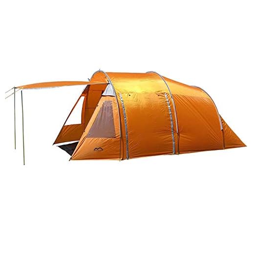 Montis HQ Wyoming Ranch - Tienda campaña Familiar 4 plazas - 470 x 250 cm, 8 kg