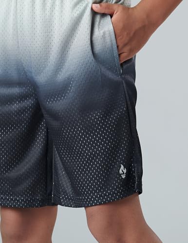 Image of Liberty Pro 5 Pack Youth Boys Athletic Mesh Basketball Shorts | Quick-Dry, Pockets, Knee-Length, Regular Fit, Kids, Teens, for Gym Sports Activewear