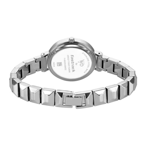 Fastrack Vyb Enigma Pink Blush Dial Watch Silver - Image 6