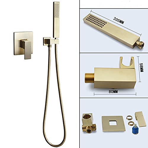 Robinet mitigeur de bain couleur or | Douche relaxante et eau chaude parfaite chaque matin