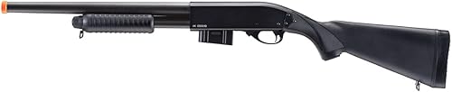 870 Spring Magazine alimentado con escopeta Airsoft (Negro)-A&K