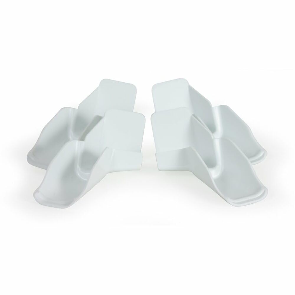 Camco RV Gutter Spouts with Extensions | Direct Rain Water Runoff Away from The RV | White (42134)