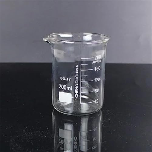 Bécher en verre expérimental de haute qualité pour mesures de précision
