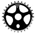 Black Ops Micro Drive BMX Chain Ring, 28t, Black