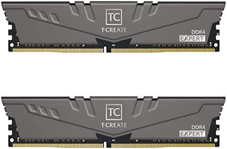 TEAMGROUP T-Create Expert overclocking 10L DDR4 32GB Kit (2 x 16GB) 3200MHz (PC4 25600) CL16 Desktop Memory Module Ram – TTCED432G3200HC16FDC01 TEAMGROUP T-Create Expert overclocking 10L DDR4 32GB Kit (2 x 16GB) 3200MHz (PC4 25600) CL16 Desktop Memory Module Ram – TTCED432G3200HC16FDC01