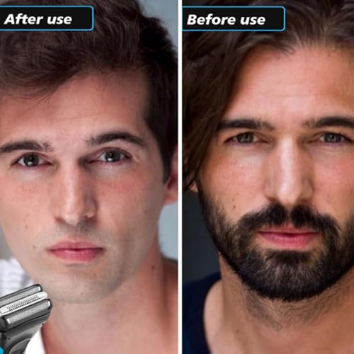 2 PCS Ersatzköpfe für Series 3 21B, kompatibel mit Braun S3 21b 3010s, 3040s, 5409 und anderen Rasierköpfen, mit Reinigungswerkzeug