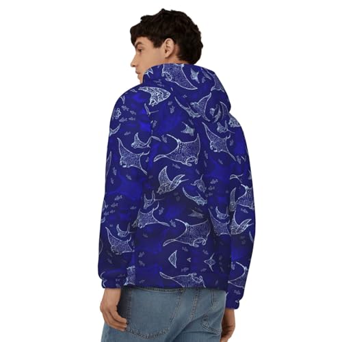 Veste à capuche thermique pour vos sorties sweat zippé ample mer