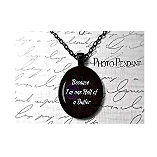 Black Butler Quote Sebastian quote One hell of a butler Yana Toboso black butler jewelry Kuroshitsuji cosplay necklace black butler necklace