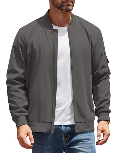 COOFANDY Mens Casual bomber Jacket Spring Windbreaker Jacket COOFANDY Mens Casual bomber Jacket Spring Windbreaker Jacket