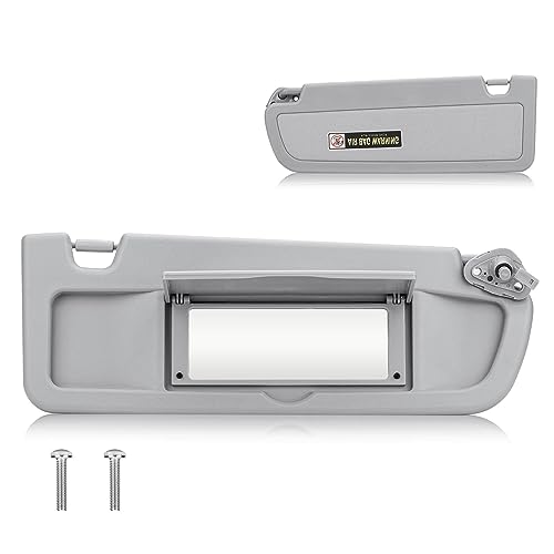 Sun Visor for 2006-2011 Honda Civic EX LX Sedan SI Coupe, Right Passenger Side Gray Sunvisor Replacement 83230-SNA-A01ZA by Aeagle - Used condition - US$18.03