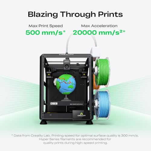 Image of Creality K2 SE 4C 3D Printer, Multi-Color 3D Printer, 500mm /s Fast Printing | Heated Bed, Beginner-Friendly, Ready to Use, Auto Leveling, 220x215x245mm Print Size, Ideal FDM 3D Printer for Kids & Makers