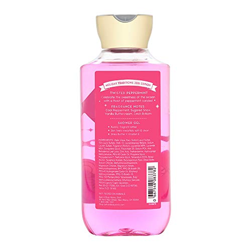 Bath & Body Works Twisted Peppermint Shower Gel, 10 Ounce #TOP1