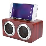telefonos moviles pequeños y potentes Gire la perilla para ajustar el volumen y la perilla de modo de disco compacto galvanizado tiene tecnología LED azul. Al mismo tiempo, el altavoz de metal y la almohadilla antideslizante hacen que el altavoz sea más hermoso y conveniente.