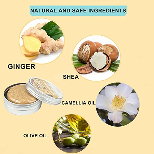 2Pcs Ginger Hair Regrowth Shampoo Bar,Ginger Shampoo Soap, Organic Ginger Shampoo Bar Promotes Hair Growth … (2Pcs) #TOP1