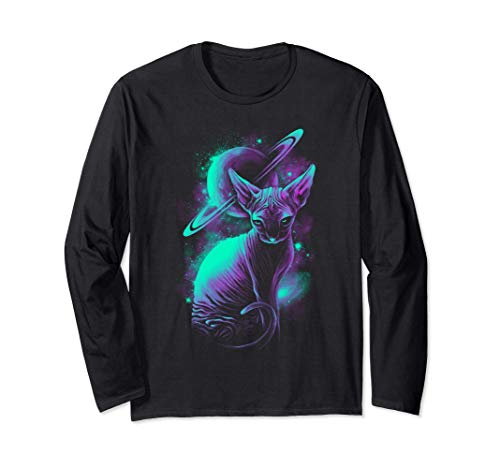 Cat In Space, Saturn Cat Gear, Cute Ugly Cat, Hairless Cat Manche Longue