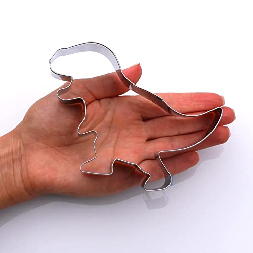 T-Rex Dinosaur, Sweet Cookie Crumbs Cookie Cutter, Stainless Steel, Dishwasher Safe #TOP2