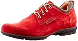 Echtleder Think! Herren Kong_3-000258 nachhaltige Wechselfußbett Schnürhalbschuhe, 5000 Rosso/Kombi, 40.5 EU