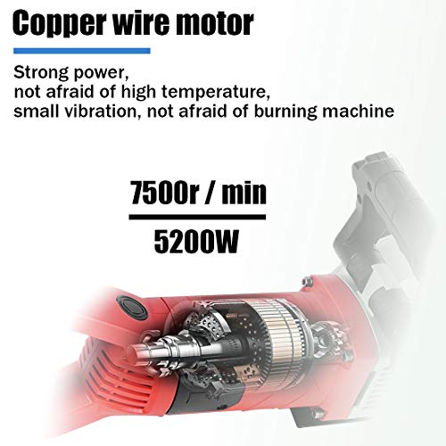 HYJ 5200W Wall Grove Cutting Machine Wall Chaser Machine One-time Forming Dustless Wall Line Wire Slotting Marble Concrete Cutting machine-AC 220V