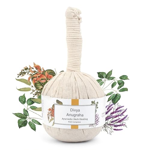 100% Natural Ayurvedic Herbal Manual Massager Potli, Pain Relief, Knee, Muscles Relaxation, Neck, Back, Legs, Increase Blood Circulation for Men Women – 180GM