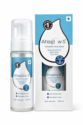Image of Aha Glo S Face Wash for Oily Skin | Deep Pore Cleansing | Rejuvenates & Refreshes Skin | pH Balanced, Paraben Free-(100ml)