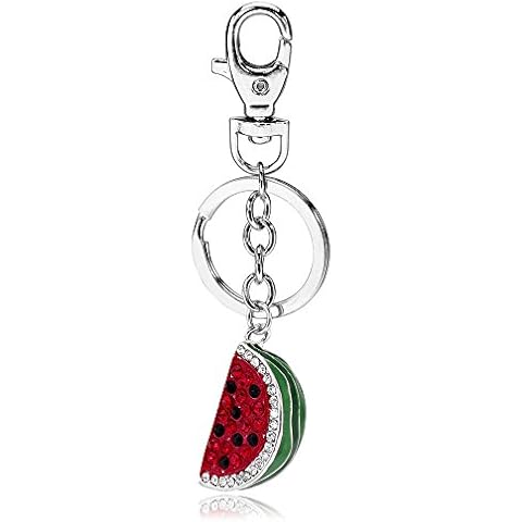 Liavy's Watermelon Fashionable Keychain - Sparkling Crystal - Unique Gift and Souvenir Cover