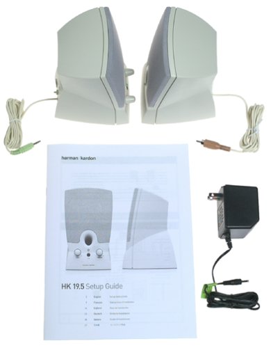 Harman Kardon HK19.5 2.0 Computer Speakers (2-Speaker, Grey)