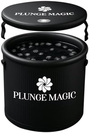 Ultimate Inflatable Cold Plunge Tub with Lid, Portable Ice Bath f...