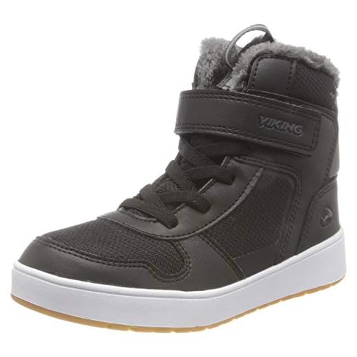 viking Unisex barn Jack GTX halvlånga stövlar, Svart kol, 37 EU