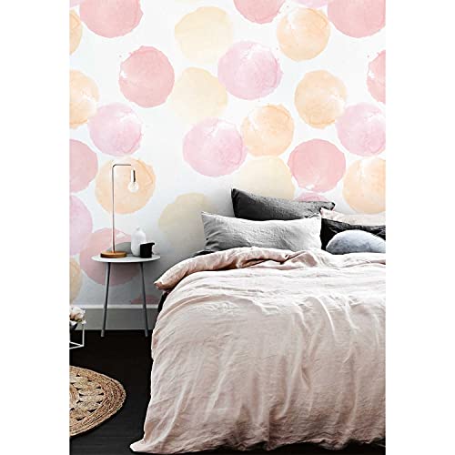 Magic-Stick papier peint autocollant meuble pastel dot circle 208x146 - 2