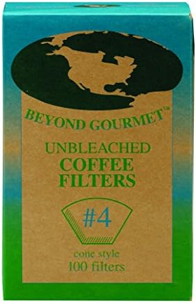 HIC Kitchen Beyond Gourmet Coffee, 4 Filter Cone, 100 Count, Brown HIC Kitchen Beyond Gourmet Coffee, 4 Filter Cone, 100 Count, Brown