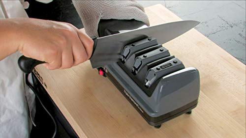 Image of Mercer Culinary Triple Diamond 3 Stage Electric Knife Sharpener