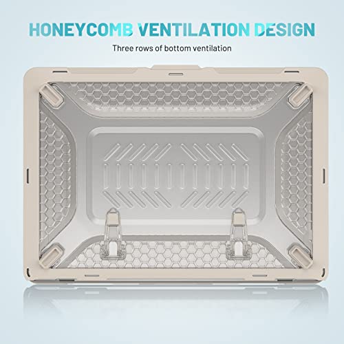 estojo protetor para laptop For MacBook Air 13.6 inch Case 2022 2023 Release A2681 M2 TPU+PC Dual La