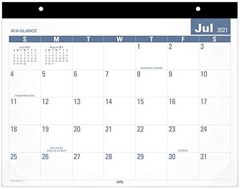 Ufl 2022 Calendar Academic Desk Calendar 2021-2022, At-A-Glance Desk Pad Calendar, Monthly,  21-3/4" X 17", Standard, For School, Teacher, Student, Easy-To-Read  (Sklpay32) : Amazon.sg: Office Products