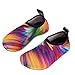 HMIYA Kinder Badeschuhe Wasserschuhe Strandschuhe Schwimmschuhe Aquaschuhe Surfschuhe Barfuss Schuh für Jungen Mädchen Kleinkind Beach Pool(Orange 22 23)