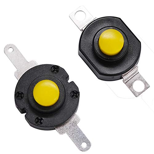 mxuteuk Interruptor De Micro Botão De Travamento Automático Redondo Dc 12V 0,5A 2 Pinos Mini Interru