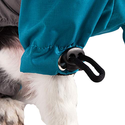 Doghelios 'Blizzard' Full-Bodied Comfort-Fitted Adjustable And 3M Reflective Winter Insulated Pet Dog Coat Jacket W/ Blackshark Technology, X-Small, Blue #TOP5