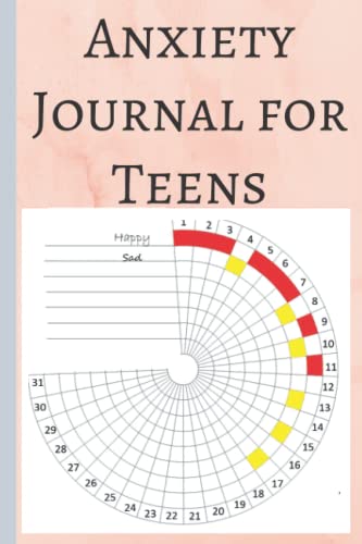 Anxiety Journal for Teens : A Diary for Teens and Adults with Anxiety to Track Triggers and Coping Skills - Daily Mood Tracker - One Minute A Day Journal - Undated One Year Supply image 2