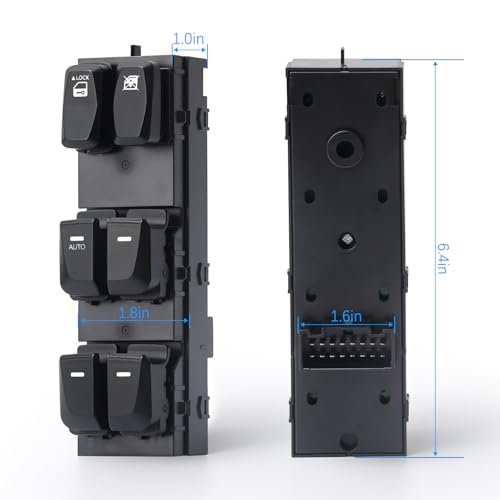 WUANGKI Master Power Master Window Switch | Front Left Driver Side | Compatible with 2010-2015 Hyundai Tucson | Replace OE 93571-2S000 | 14 Pins Power Window Switch Button by wuangki - Used condition - Image 2